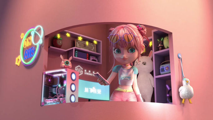 【士林少女】裸眼3D動畫